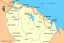 carte guyane